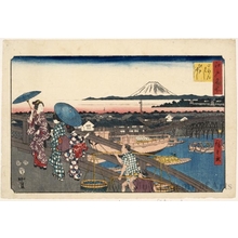 Utagawa Hiroshige: Nihonbashi and Edobashi Bridge - Honolulu Museum of Art