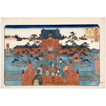 歌川広重: Tenmangü Shrine Grounds, Kameido - ホノルル美術館