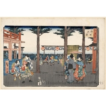 歌川広重: Kanda Myöjin Shrine - ホノルル美術館