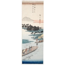 Utagawa Hiroshige: Ferry on Sumida River - Honolulu Museum of Art