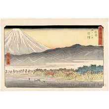 Utagawa Hiroshige: Numazu (Station #13) - Honolulu Museum of Art