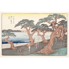Utagawa Hiroshige: Maiko Beach in Harima Province - Honolulu Museum of Art