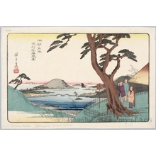 Utagawa Hiroshige: View of Kanazawa in Musashi Province - Honolulu Museum of Art