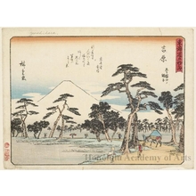 Utagawa Hiroshige: Yoshiwara (Station # 15) - Honolulu Museum of Art