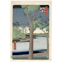 Utagawa Hiroshige: Akasaka Kiribatake - Honolulu Museum of Art