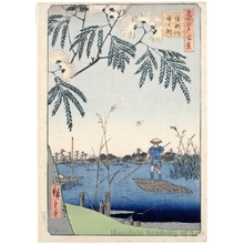 Utagawa Hiroshige, 歌川広重 (Utagawa Hiroshige)による浮世絵「Ayase River and Kanegafuchi」