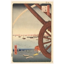 Utagawa Hiroshige: Ushimachi, Takanawa - Honolulu Museum of Art