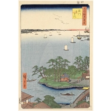 Utagawa Hiroshige: Shinagawa Susaki - Honolulu Museum of Art