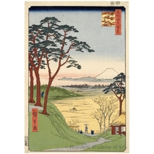 Utagawa Hiroshige: Grandpa’s Teahouse, Meguro - Honolulu Museum of Art