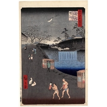Utagawa Hiroshige: Aoi Slope, Outside Toranomon Gate - Honolulu Museum of Art