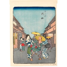 Utagawa Hiroshige: Goyu (Station # 36) - Honolulu Museum of Art