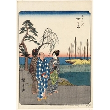 Utagawa Hiroshige: Yokkaichi (Station #44) - Honolulu Museum of Art