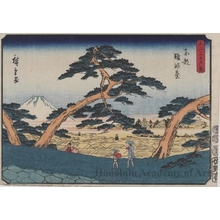 Utagawa Hiroshige: Surugadai in the Eastern Capital - Honolulu Museum of Art