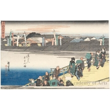 Utagawa Hiroshige: Dötombori - Honolulu Museum of Art