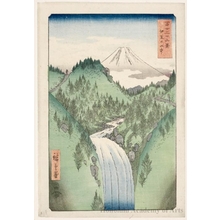 Utagawa Hiroshige: In the Mountains of Izu Province - Honolulu Museum of Art