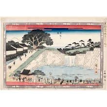 Utagawa Hiroshige, 歌川広重 (Utagawa Hiroshige)による浮世絵「Aoizaka Slope」