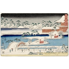 Utagawa Hiroshige: Kameido Tenmangü Shrine - Honolulu Museum of Art