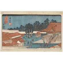 Utagawa Hiroshige: Shinmei Shrine at Shiba - Honolulu Museum of Art