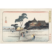 Utagawa Hiroshige: Five Hundred Rankans Temple and Sazaidö Hall - Honolulu Museum of Art