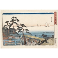 Utagawa Hiroshige: Susaki Benten Shrine Grounds - Honolulu Museum of Art
