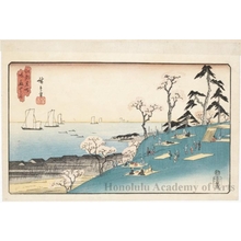 Utagawa Hiroshige: Blossoms at Gotenyama - Honolulu Museum of Art