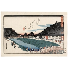 Utagawa Hiroshige: Suitengü Shrine, Akabane - Honolulu Museum of Art