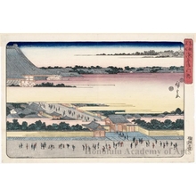 Utagawa Hiroshige: Asakusa Gomonzeki - Honolulu Museum of Art