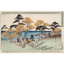 Utagawa Hiroshige: Autumn Leaves at Kan’anji Temple - Honolulu Museum of Art