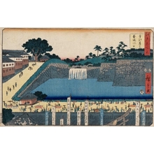 Utagawa Hiroshige: View of Konpira Shrine and Aoi Sope - Honolulu Museum of Art
