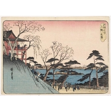 Utagawa Hiroshige: Flower Blossoms at Ueno - Honolulu Museum of Art