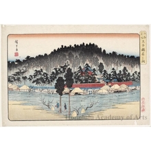Utagawa Hiroshige: Inari Shrine at Öji - Honolulu Museum of Art