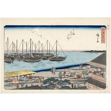 Utagawa Hiroshige: Moonlit Evening at Takanawa - Honolulu Museum of Art
