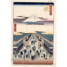 Utagawa Hiroshige, 歌川広重 (Utagawa Hiroshige)による浮世絵「Suruga-chö」