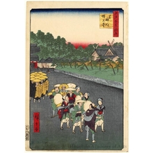 Utagawa Hiroshige: Shiba Shinmei Shrine and Zöjöji Temple - Honolulu Museum of Art
