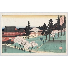 Utagawa Hiroshige: Töeizan Temple at Ueno - Honolulu Museum of Art