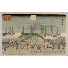 Utagawa Hiroshige: Moonlit Nights at Takanawa - Honolulu Museum of Art