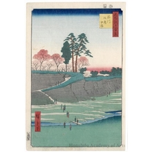 Utagawa Hiroshige: Gotenyama, Shinagawa - Honolulu Museum of Art