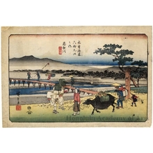 Utagawa Hiroshige: Echigawa - Honolulu Museum of Art
