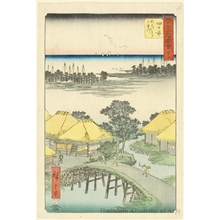 Utagawa Hiroshige: Nako Bay and the Mie River at Yokkaichi (Station #44) - Honolulu Museum of Art