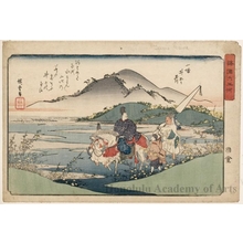 Utagawa Hiroshige: The Tama River at Ide in Yamashiro Province - Honolulu Museum of Art
