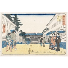 Utagawa Hiroshige: Kasumigaseki (Station #19) - Honolulu Museum of Art