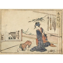 Katsushika Hokusai: Akasaka 2 Ri 9 Chö to Fujikawa - Honolulu Museum of Art