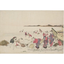 Katsushika Hokusai: Shellfish Gathering - Honolulu Museum of Art