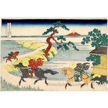 Katsushika Hokusai: Sekiya Village on the Sumida River - Honolulu Museum of Art