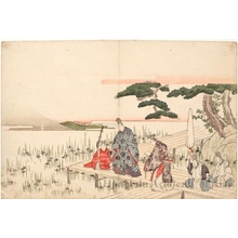 葛飾北斎: Ariwara no Narihira from Tale of Ise - ホノルル美術館