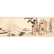葛飾北斎: Hara: Three ri and Six chö to Yoshiwara - ホノルル美術館
