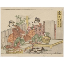 Katsushika Hokusai: Kuwana 3ri 8chö to Yokkaichi - Honolulu Museum of Art