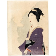 武内桂舟: Geisha in Edo - ホノルル美術館