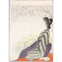 Takeuchi Keishu: Enjoying Spring (Bungei Kurabu) - Honolulu Museum of Art