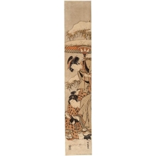 Isoda Koryusai: Snow - Honolulu Museum of Art